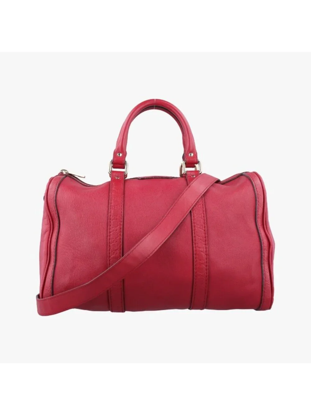 Gucci Guccissima Trim Web Joy Red Leather Shoulder